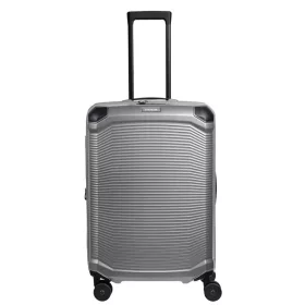   Millennium 4w M Silver bővíthető közepes méretű bőrönd