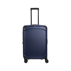 Millennium 4w M navy bővíthető közepes méretű bőrönd