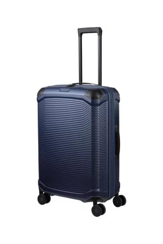 Millennium 4w M navy bővíthető közepes méretű bőrönd