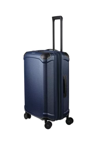 Millennium 4w M navy bővíthető közepes méretű bőrönd