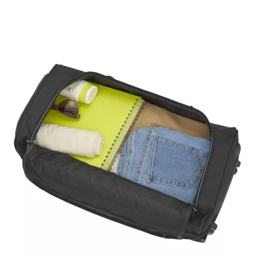 96275-01 Basics S black 55 cm gurulós utazótáska 