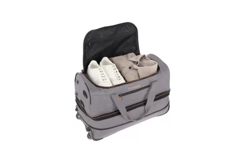 96275-04 Basics S grey 55 cm férfi gurulós utazótáska