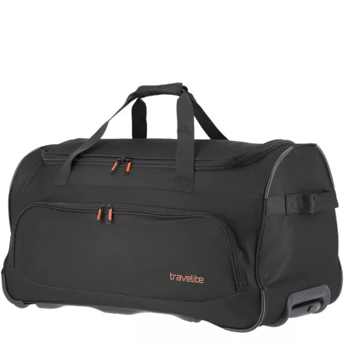 96277-01 Basics Fresh black 71cm nagy méretű gurulós utazótáska 