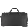 96277-01 Basics Fresh black 71cm nagy méretű gurulós utazótáska 
