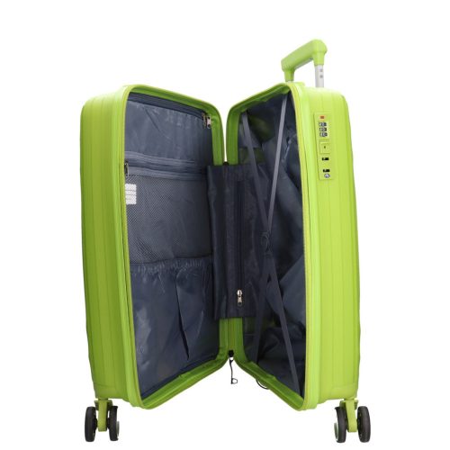 5751-50 zöld S kabinbőrönd