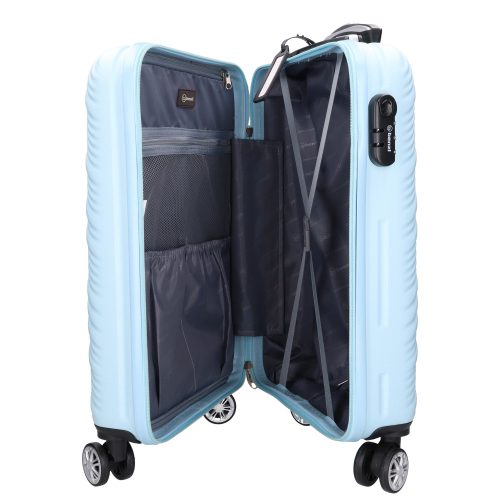 5753-50 világos kék S kabinbőrönd 