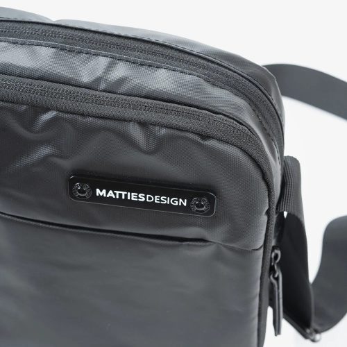 Matties Bags 40003 fekete rostbőr férfi oldaltáska