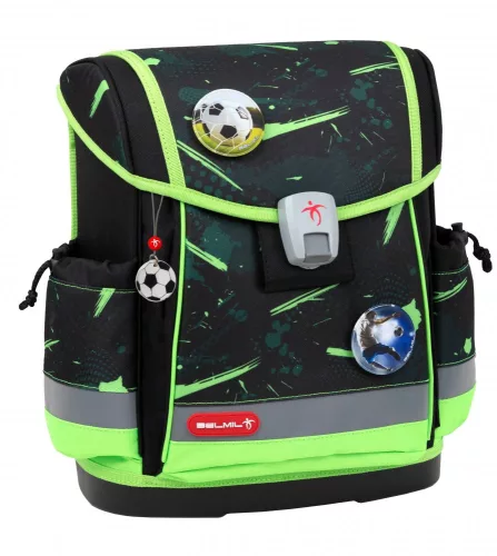Belmil neon sport focis elsős iskolatáska szett