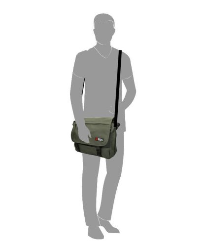 54133 Amsterdam zöld férfi oldaltáska