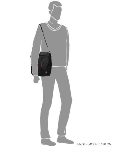 Oldaltáska ENRICO BENETTI Cornell 47110 001 Fekete Férfi