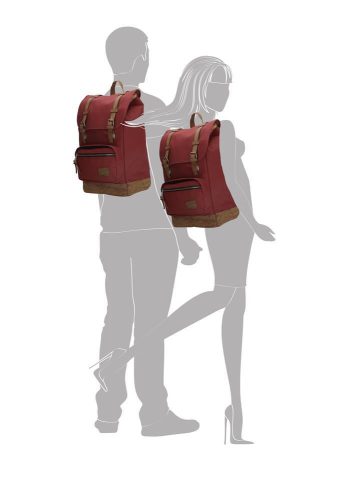 46162 Santiago bordó laptoptartós hátizsák