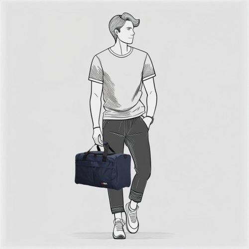 Amsterdam 35317 kék kicsi utazó