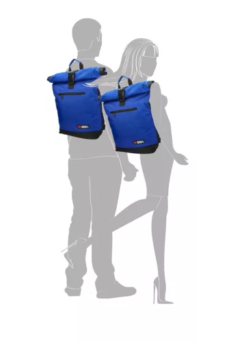 54684 088 Amsterdam Kék laptoptartós hátizsák