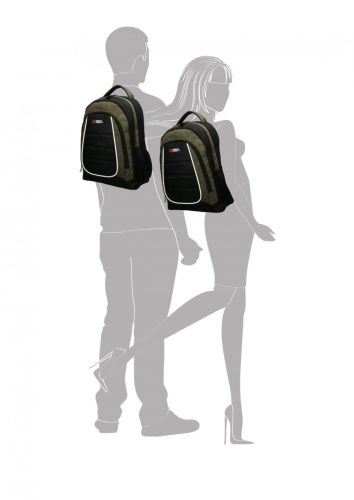 47234 234 Campus fekete zöld 