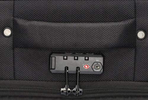 Oakville vászon bőrönd szett 39048-03 fekete