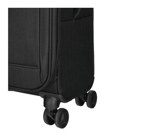 Oakville vászon bőrönd szett 39048-03 fekete