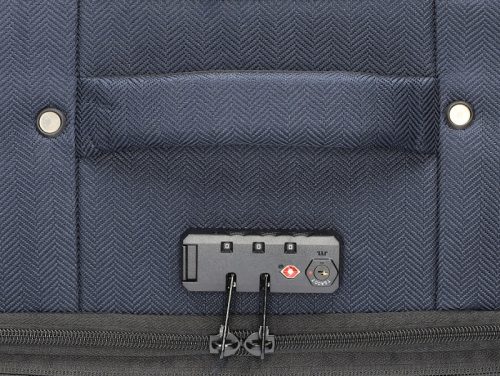 Oakville vászon bőrönd szett 39048-03 kék