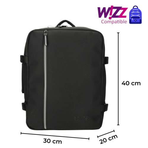 56004 fekete Wizzair hátizsák és kabintáska