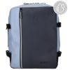 56004 világos és sötét kék Wizzair hátizsák és kabintáska