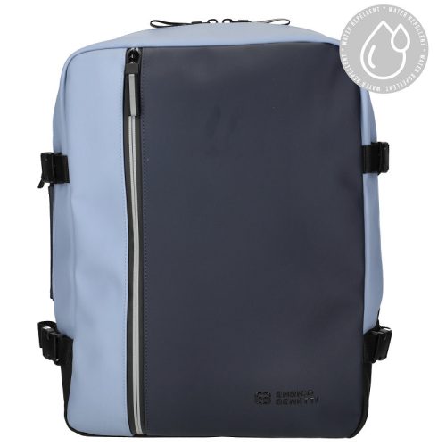 56004 világos és sötét kék Wizzair hátizsák és kabintáska