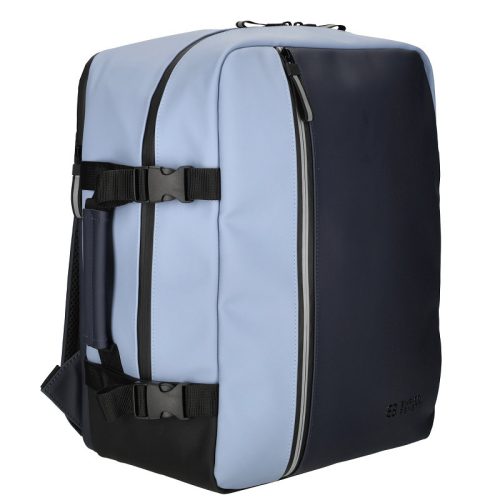 56004 világos és sötét kék Wizzair hátizsák és kabintáska