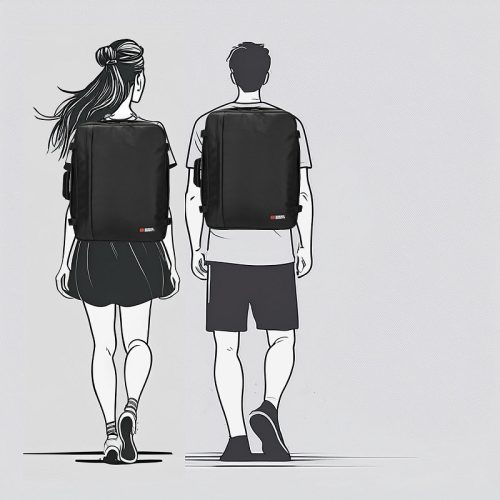 46226 fekete utazótáska