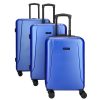 21002 088 kék bőrönd szett