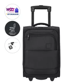  Oakville Ryanair és Wizzair ingyenesen felvihető kabin bőrönd 39048-40 fekete