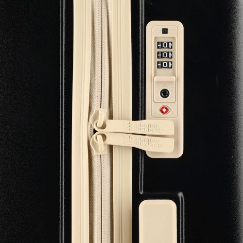 Princetown bőrönd szett 21000-03 fekete bézs