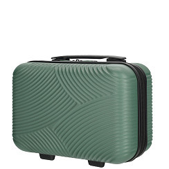 39040-20 Louisville zöld kicsi kozmetikai bőrönd 