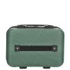 39040-20 Louisville zöld kicsi kozmetikai bőrönd 