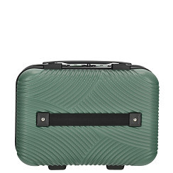 39040-20 Louisville zöld kicsi kozmetikai bőrönd 