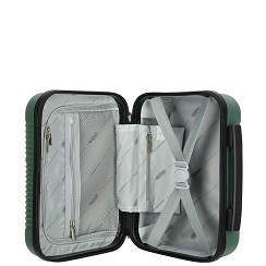 39040-20 Louisville zöld kicsi kozmetikai bőrönd 