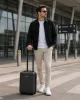 Wizzair és Ryanair és ingyenesen felvihető kabin bőrönd 21002-40 fekete