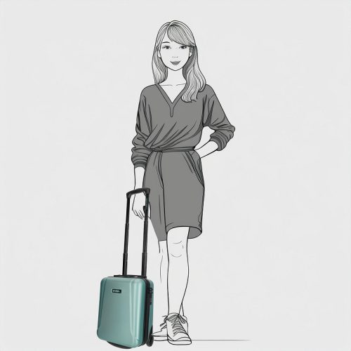 Edmonton Ryanair és Wizzair ingyenesen felvihető kabin bőrönd 21002-40 zöld