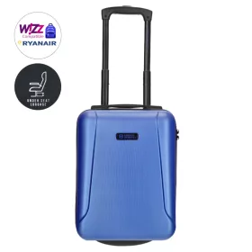   Wizzair és Ryanair és ingyenesen felvihető kabin bőrönd 21002-40 kék