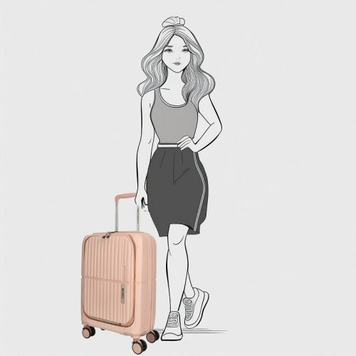 Tokyo púder kabin bőrönd - laptop 15 inch 21003