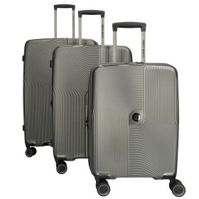 Richmond bővíthető bőrönd szett 39053-03 grafit