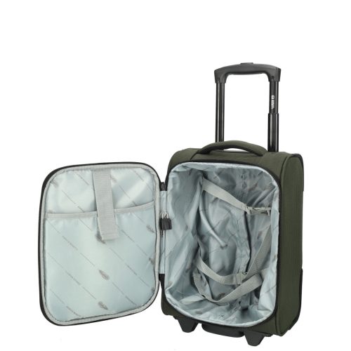 Oakville Ryanair és Wizzair ingyenesen felvihető kabin bőrönd 39048-40 zöld