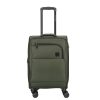 39048-55 zöld S méretű kabin bőrönd