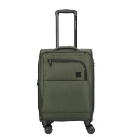 39048-55 zöld S méretű kabin bőrönd