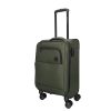 39048-55 zöld S méretű kabin bőrönd